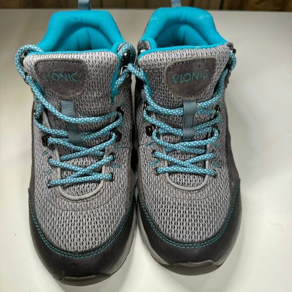 Vionic Cypress Gray Blue Orthotic Hiking Boots Women’s 6.5 Arch Support - Picture 3 of 10